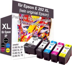 5x Tintenpatronen Druckerpatronen Set für Epson Expression Premium XP-6100