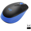 Logitech M190  Maus Funk   Optisch Blau 3 Tasten 1000 dpi