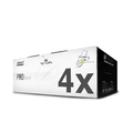4x MWT PRO Patrone BLACK für HP Color LaserJet Enterprise Flow MFP M-577-c