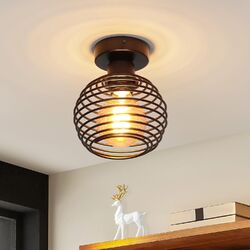 ZMH Retro Pendenleuchten Deckenlampe Hängelampe E27 Pendelleuchte aus Metall