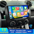 Für Mazda 2 2007-2014 Carplay Autoradio 32G Android 13.0 GPS Navi WIFI FM RDS BT