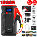 1000A Auto KFZ Starthilfe 12V Auto Jump Starter Ladegerät Booster Power Bank PKW