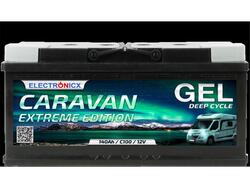 Electronicx Caravan EXTREME Edition Gel Batterie 140 AH 12V Wohnmobil Boot Verso