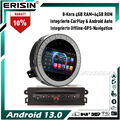 8-Kern 64GB CarPlay Android 13 Autoradio GPS Navi für BMW Mini Cooper DAB+BT 5.0