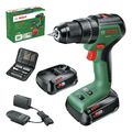 Bosch Akku-Bohrschrauber UniversalImpact 18V-60 mit 2x Akku 2 Ah & Zubehör...