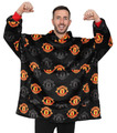 Manchester United Football Club Herren voll gefüttert Luxus Vlies übergroßer Hoodie