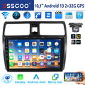 2+32G Android 13 Autoradio CarPlay GPS Navi RDS KAM Für Suzuki Swift III 2005-10