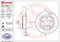 2x BREMBO BREMSSCHEIBE hinten für BMW MINI 08.C352.11