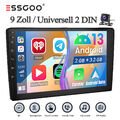 9" Autoradio Android13 Carplay Kamera GPS Navi RDS WIFI FM BT Doppel 2 DIN 2+32G