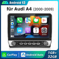 Für Audi A4 S4 RS4 00-2009 Carplay Android 13 Autoradio GPS Navi WIFI BT FM DAB+