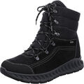 Ara Herren Stiefelette,Schnürboots,Leder,Wechselfußbett,TEX,Schwarz,Gr. 41-46