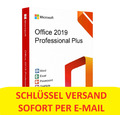 Microsoft Office 2019 Professional Plus MS Pro KEIN ABO - Key per E-Mail Versand