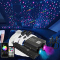 Auto RGBW LED 1200X Sternenhimmel Meteor Star Twinkle Lichtfaser Glasfaser Optik