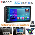 DAB+ 128GB Android 13 Autoradio GPS 4G DSP Für Ford Transit Bus S-Max Focus Kuga