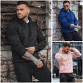 Herren Kapuzenpullover Hoodie Sweatshirt Pullover Unifarben Basic DSTREET M-2XL