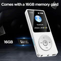 Bluetooth MP3 MP4 Player LCD Display HiFi Bass Musik Spieler FM Radio Audio !!