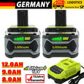 Für Ryobi P108 Akku 18V 6,0Ah 9,0Ah Lithium One Plus RB18L50 Batterie/Ladegerät