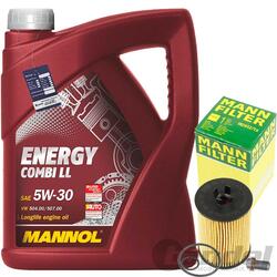 MANN ÖLFILTER+MANNOL COMBI LL 5w30 für MERCEDES A-Klasse W169 + B-KLASSE W245