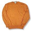 Orvis Damenpullover orange Baumwolle/Kaschmir - mittel - Reißverschluss