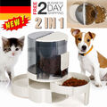 Automatischer Futterautomat Katze Hunde Futterspender Pet Feeder Wasserspender