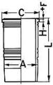 Kolbenschmidt Zylinderlaufbuchse 89186110 für Ayats Bredamenarinibus MAN 79->