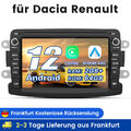 Android 12  CARPLAY Für Dacia Duster Auto Stereo Radio GPS Sat Nav WIFI BT DAB+