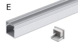 LED Aluprofil Aluminium Profile 2m 1m Alu Schiene Leiste für LED-Streifen Leucht✔ ab 1,10 € ✔ 1m ✔ 2m ✔ 1A Qualität ✔ Mega Paket ✔ WOW
