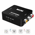 AV RCA zu HDMI Konverter Composite CVBS Video Adapter 1080p HD für Wii SNES TV
