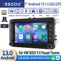 DAB Android 13 Autoradio Carplay GPS Navi Kam Für VW GOLF 5 6 Touran Tiguan Polo