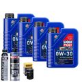 Motoröl 0W30 LIQUI MOLY 4L+HENGST Ölfilter +Spülung +Cera Tec