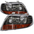 Front- Scheinwerfer Halogen Schwarz SET L+R für CHEVROLET AVEO Daewoo KALOS H4