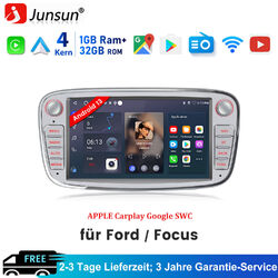 Autoradio Android 13 Carplay GPS Navi Für Ford Focus Galaxy Mondeo Kuga DAB+ 32G