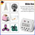 Digitale LCD Zeitschaltuhr DC AC 12V 16A Timer Programmierbar Schalter Zeit Gut