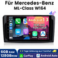 Für Mercedes Benz ML/GL Klasse W164 X164 Android Autoradio GPS Navi DAB+ 6+128GB