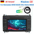 7" Autoradio GPS Navi Für Mercedes Benz A/B Klasse Sprinter Viano Vito W639 W245