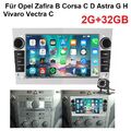 Android 13 Autoradio GPS NAVI Für Opel Astra H Corsa C/D Vectra C Zafira 2G+32GB