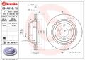 2x BREMBO Bremsscheibe PRIME LINE 09.A616.10 0WR 1KE für VW MULTIVAN T5 7HM 7HN