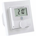 Homematic IP Smart Home Wandthermostat für Markenschalter 230V mit Schaltausgang