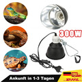 UVA+UVB Schildkröten Wärmelampe Reptilien Terrarium Lampe 300W Heizlampe E27 DHL