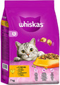 WHISKAS 1+ Adult Trockenfutter für Katzen mit Huhn - Katzenfutter 7 kg