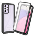 Panzer Hülle für Samsung Galaxy A53 5G Handyhülle 360° Grad Case Cover 2-teilig