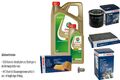 BOSCH Inspektionspaket 6 L Castrol EDGE FST 5W-30 LL für VW Lupo 1.7