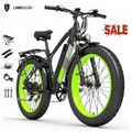 LANKELEISI 26 Zoll Elektrofahrrad 1000W 48V 17.5Ah eBike E-Mountainbike 45KM/H