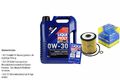 INSPEKTIONSKIT FILTER LIQUI MOLY ÖL 5L 0W-30 für Mazda 6 Station Wagon GY 2.0