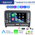 Android 13 Carplay Autoradio Für Audi TT MK2 8J 2006-2014 DAB+ GPS Navi RDS 32GB