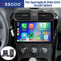 Für Opel Agila B Suzuki Splash 32G DAB+ Autoradio Android13 CarPlay GPS NAV +Kam