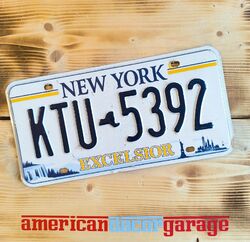 USA Nummernschild * US Kennzeichen * license plate  * New York The Empire State*