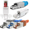 CAT8 CAT8.1 CAT7 CAT6A CAT6 Netzwerk Stecker RJ45 Netzwerkstecker Werkzeuglos