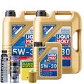 Motoröl 5W30 LIQUI MOLY Longlife Iii 11L +MANN Ölfilter +Spülung +Cera Tec