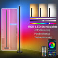 LED Stehleuchte RGB Dimmbar Farbig Stehlampe Lichtsäule Standleuchte Bluetooth